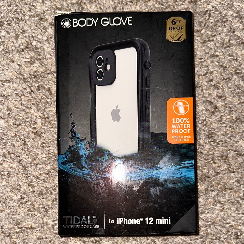 Body Glove Black Waterproof Case for iPhone 12 Mini